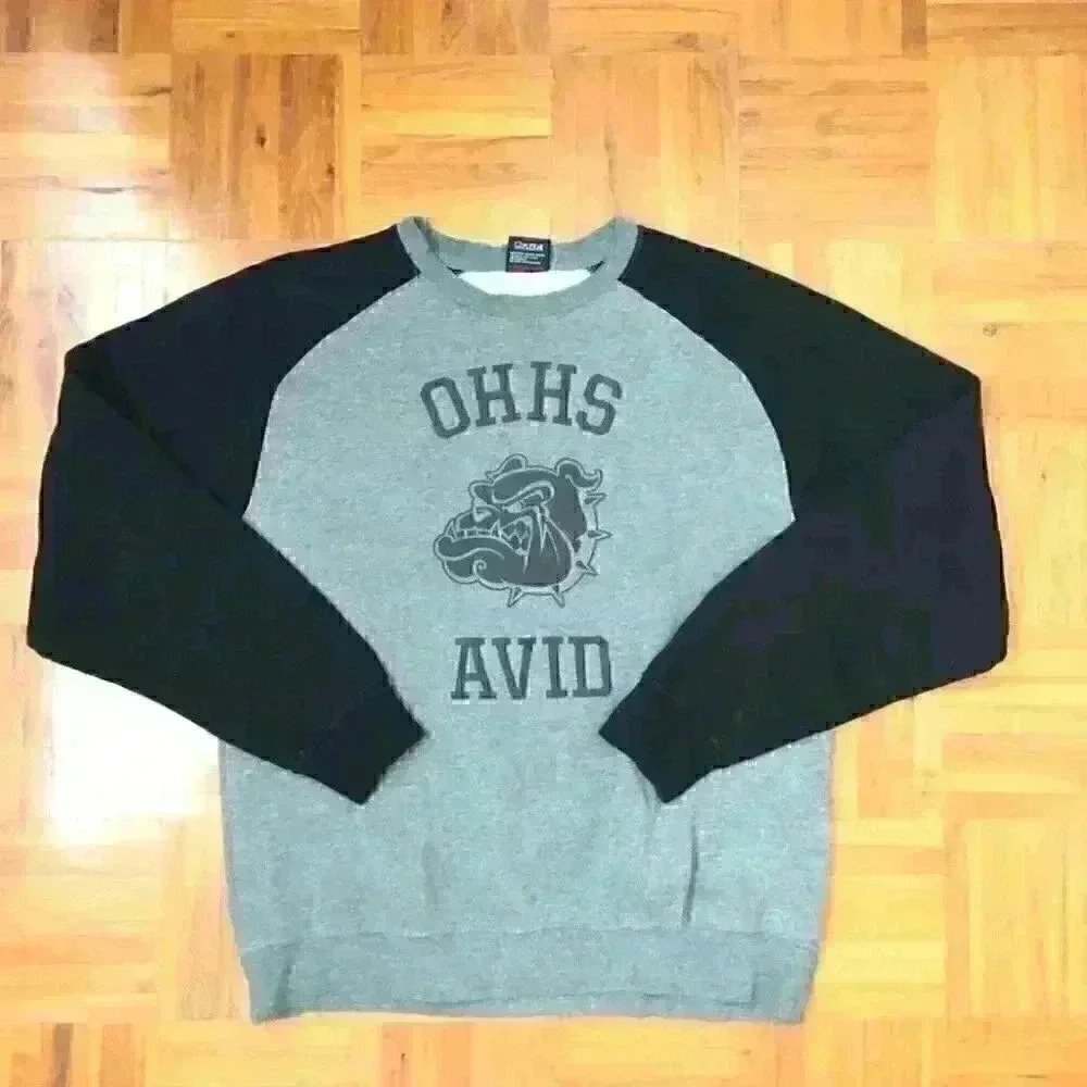 Vtg Sports Pullover Avid Ohhs Bulldogs Adult Small